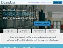 Tablet Screenshot of deanslistsoftware.com